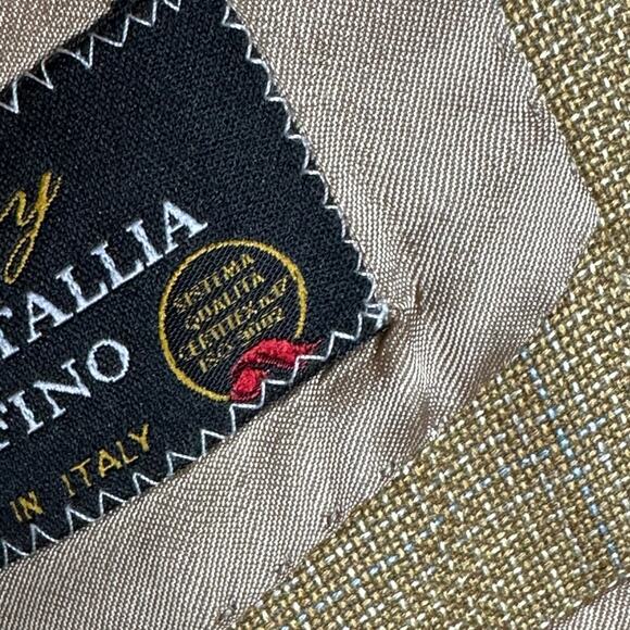 Lubiam 1911 Fratelli Tallia Di Delfino Wool Silk Blend Blazer - Picture 8 of 9